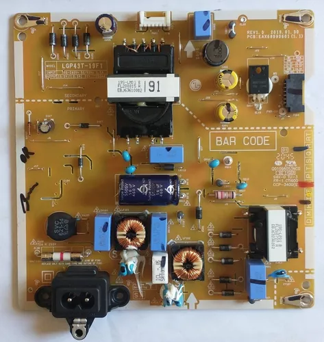 Placa fuente LG 43pu7750psb